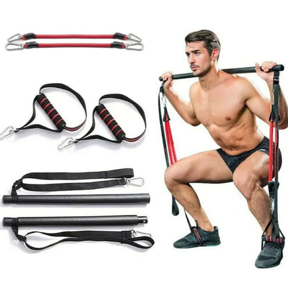 Kit de Barra de Pilates con Bandas de Resistencia