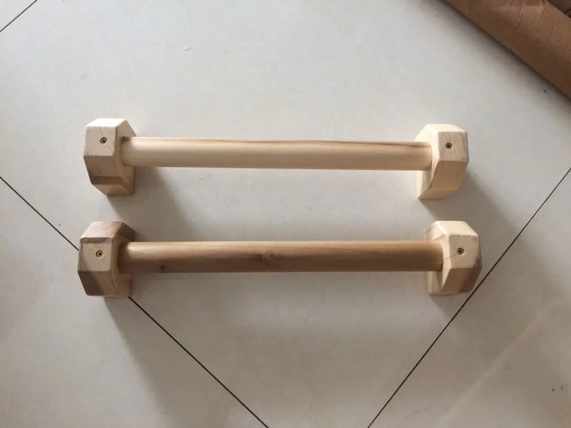 Soporte de madera para fitness