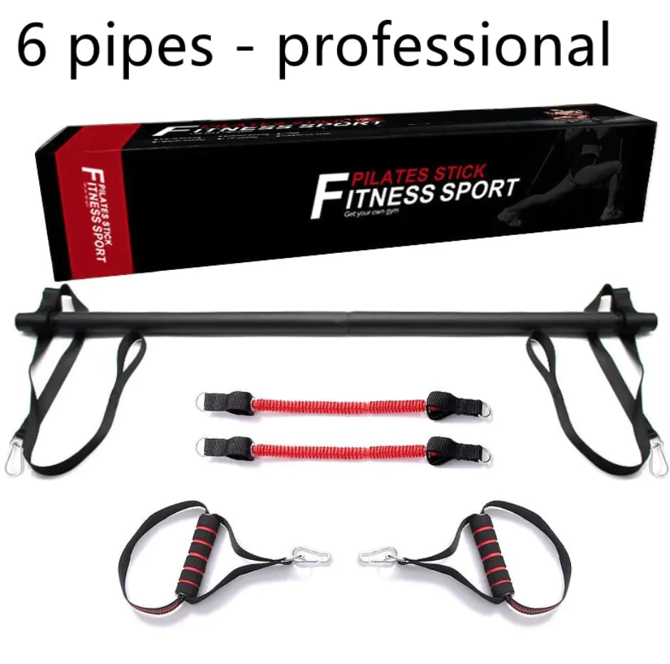 Kit de Barra de Pilates con Bandas de Resistencia