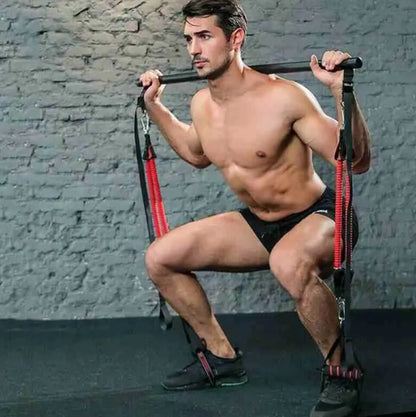 Kit de Barra de Pilates con Bandas de Resistencia