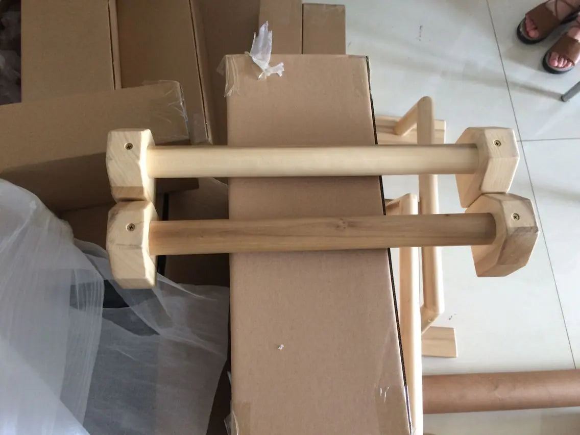 Soporte de madera para fitness